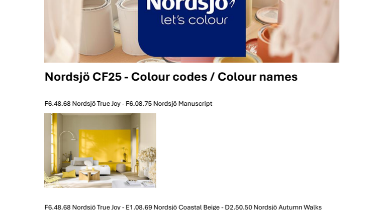 Nordsjö CF25 - Colour codes - Colour names.pdf