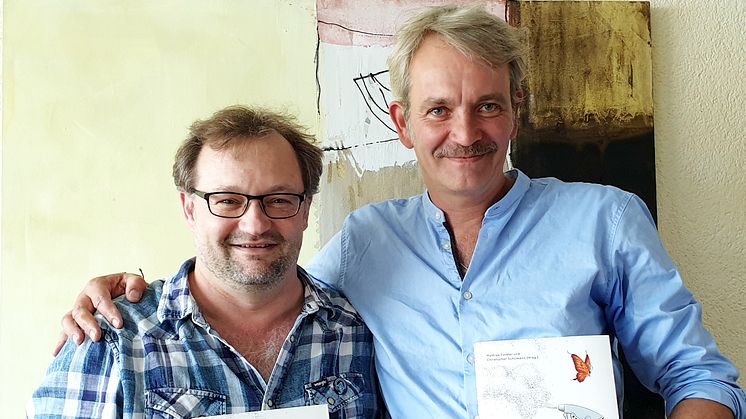Mathias Forster und Christopher Schümann, Herausgeber des Buches ‹Das Gift und wir› (Foto: Bio-Stiftung Schweiz)