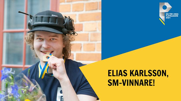 SM-guld! Elias Karlsson från Falun är Sveriges bästa unga plåtslagare.