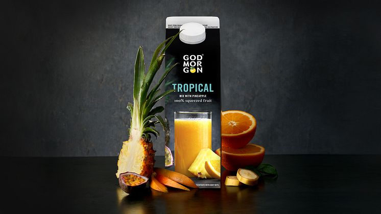 Nu finns äntligen God Morgon® Tropical som 1 liters förpackning!