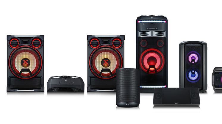 UDVIDET LG XBOOM AUDIO LINEUP KOMMER I RAMPELYSET PÅ IFA 2018