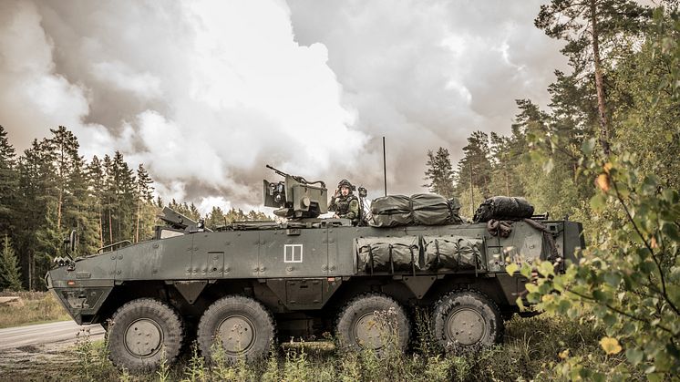 Pansarterrängbil 360. Foto: Bezav Mahmod/Försvarsmakten