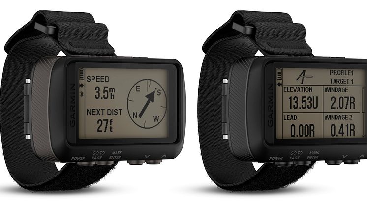 Garmin® Foretrex® 601 og Foretrex® 701 Ballistic Edition