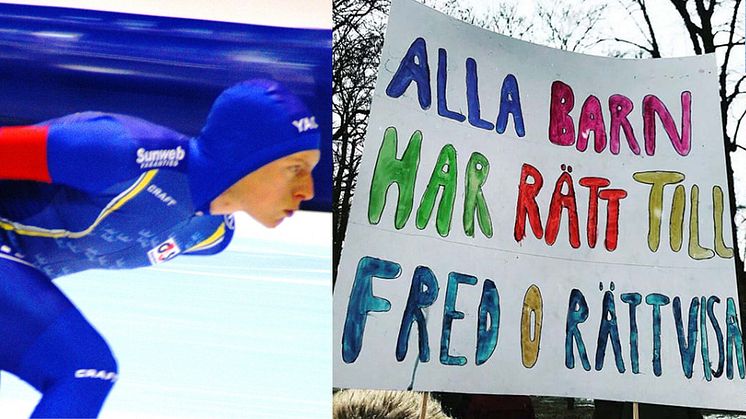 Barn i Värmland har hårdtränat inför Jorden runt-loppet med hjälp av olympier som Johan Röjler, skridskoåkare. 