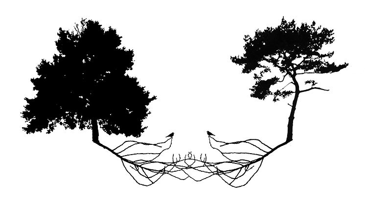 Grafiska träd i Storstugan