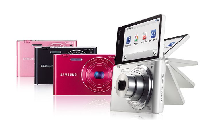 Inbyggd wifi och utfällbar skärm: Rörelsestyrd Smart Camera från Samsung