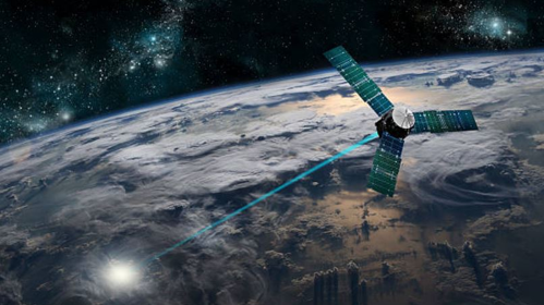 Artists' impression of space-based laser power (credit Shutterstock)