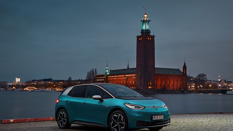 ID.3 blev Sveriges mest sålda elbil under 2020.