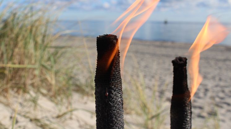 Lichtermeer - Fackelwanderungen auf der Ostseeinsel Fehmarn, Foto: Tourismus-Service Fehmarn