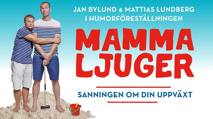 Storstilad avslutning för humorföreställningen Mamma ljuger i södra Sverige