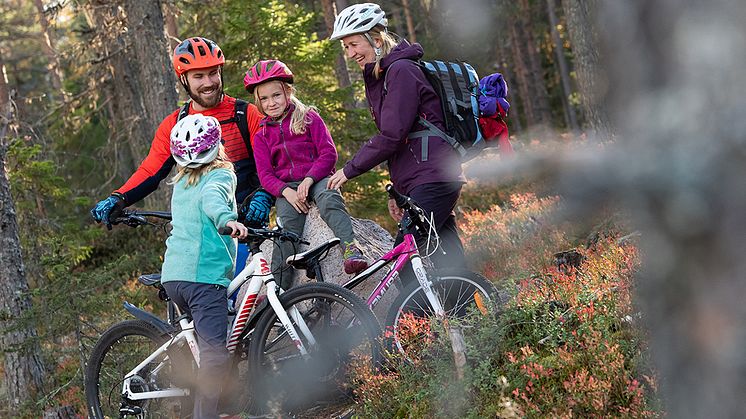 Nå er sykkelsesongen offisielt i gang i Trysil. Foto: Jonas Hasselgren