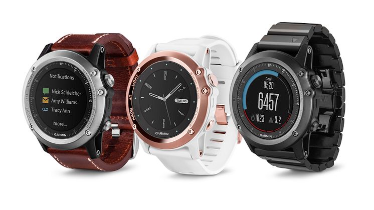 Nya varianter på Garmin® fēnix 3 Sapphire