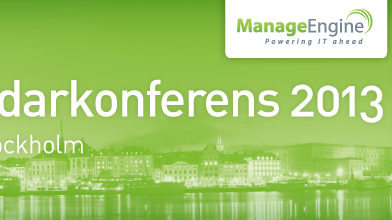ManageEngine Användarkonferens 2013