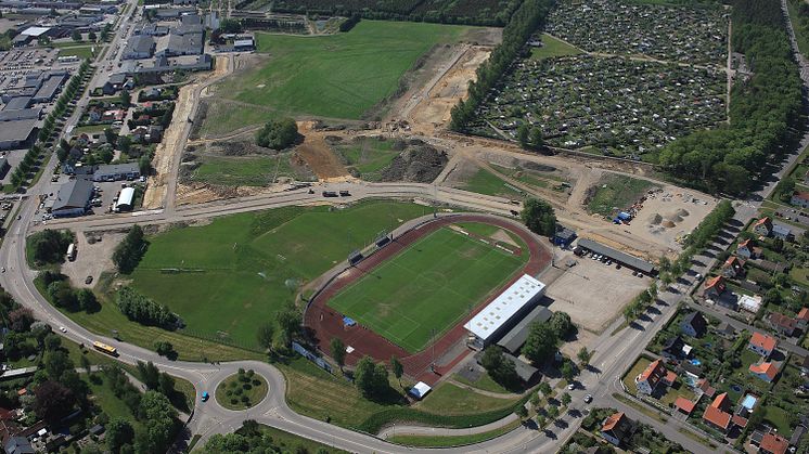Ängelholms kommun bygger ny grundskola med idrottsprofil på Fridhem