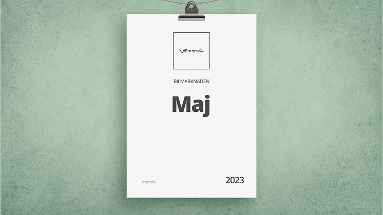 Bilmarknaden maj 2023