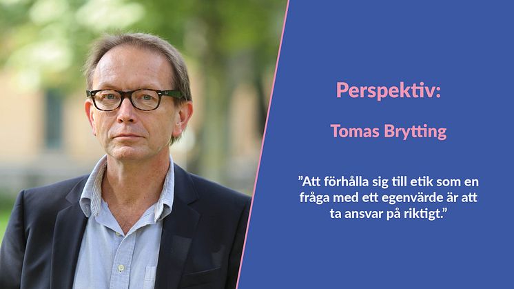 Perspektiv: Tomas Brytting - Om kopplingen mellan etik och korruption samt de mänskliga mekanismerna bakom korrupta handlingar