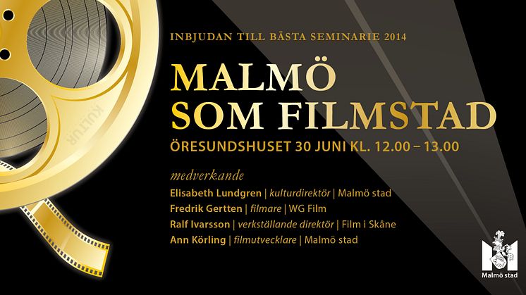 Film i fokus för kulturförvaltningen på Almedalen