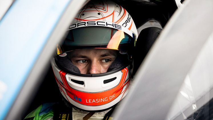 Bastian Buus sluttede på mesterskabspodiet i Porsche Carrera Cup-finale