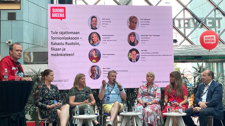 Tornionlaakson neuvosto osallistui SuomiAreena 2022 tapahtumaan.