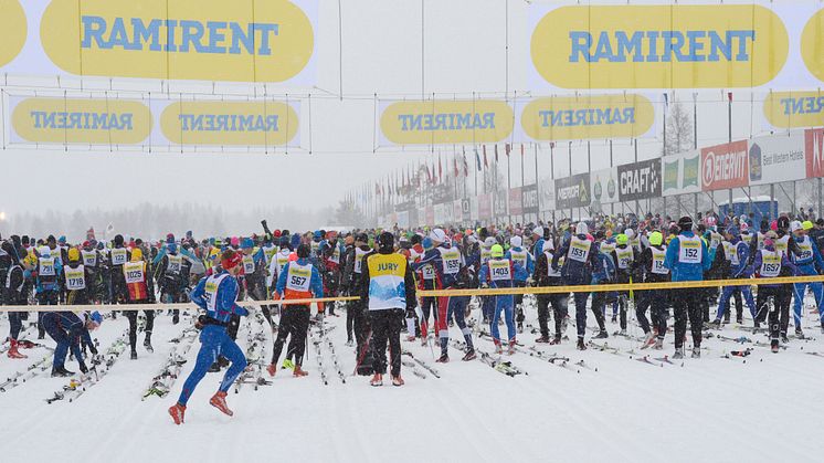  10-årsjubileum för Ramirents värdskap av Stafettvasan