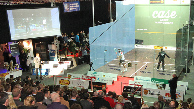 Case Swedish Open avgjordes i Linköpings sporthall