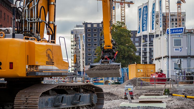 SVEAB Anläggning fortsätter att anlägga Hagastaden