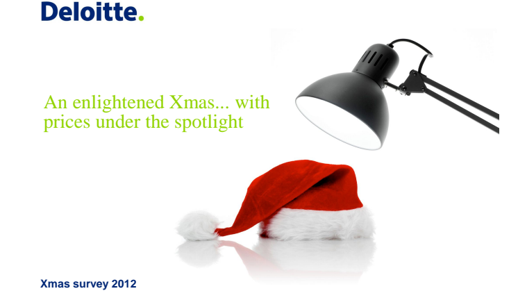 Deloitten joulukauppatutkimus 2012