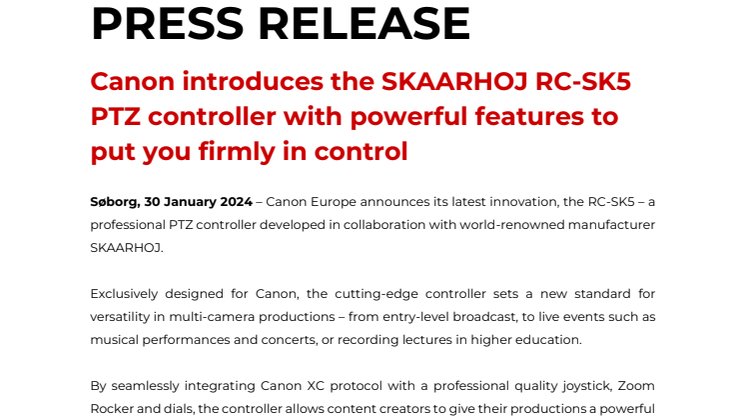 Canon_SKAARHOJ_RC-SK5 press release.pdf