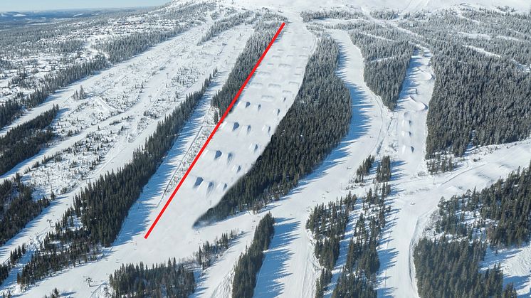 SkiStar går «all in» og bygger en helt ny terrengpark for freeski og snowboard - en park med World Cup-standard.