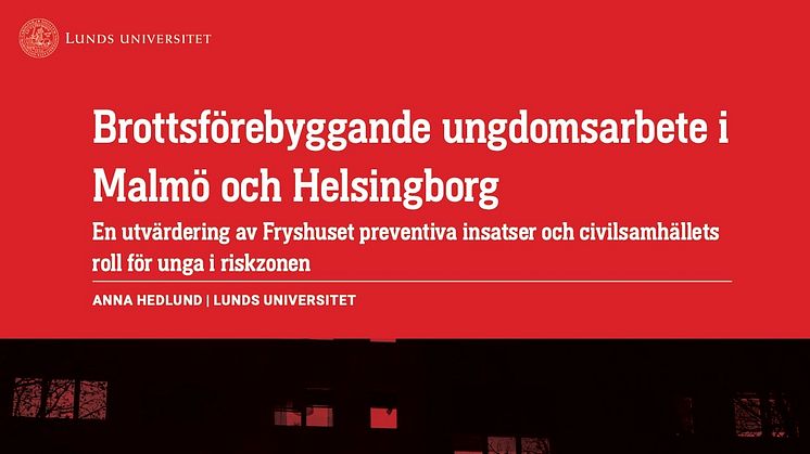 Ny rapport: Unga i riskzon positiva till insatser från civilsamhället