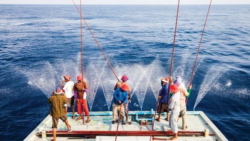 Pole and line tonfiskfiskare, MSC certifierat fiske, Maldiverna