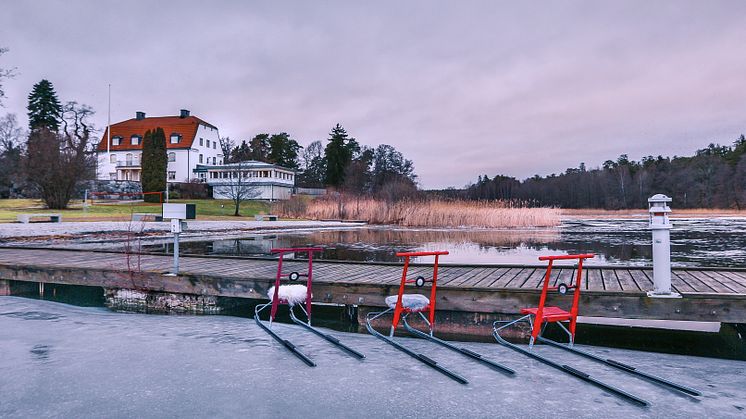 Vinter vid bryggan