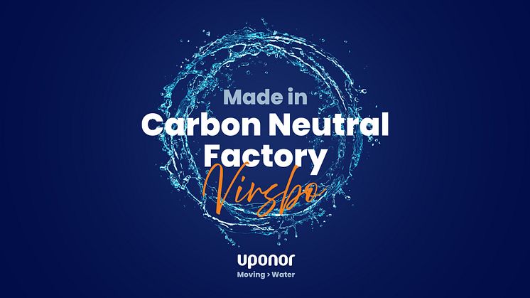 Uponors andra koldioxidneutrala fabrik i Virsbo, Sverige