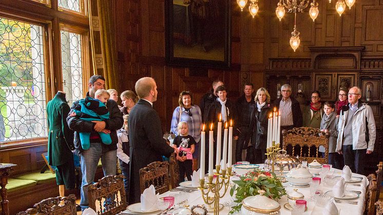 Syntolkad visning på Tjolöholms Slott