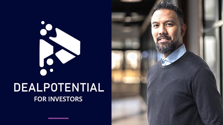 Daniel Antonsson, VD och grundare av DealPotential som med sin unika plattform förser investerare med sofistikerade dataanalyser.