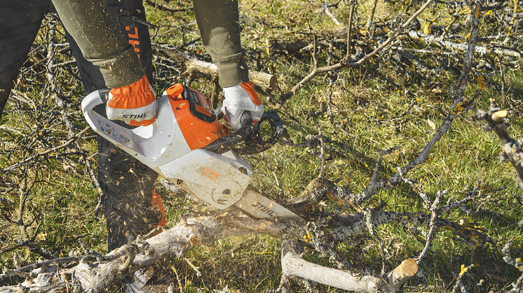 STIHL lanserar marknadens rappaste batterimotorsåg