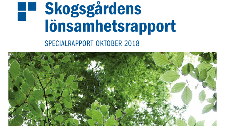 Skogsgårdens Lönsamhet - oktober 2018