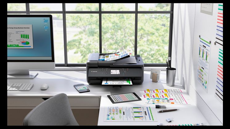 Canon introduces the PIXMA TR7650 compact multifunction printer – a versatile addition to the home office 