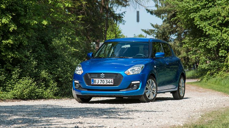 Suzuki Swift med hybrid og alt i udstyr til særpris