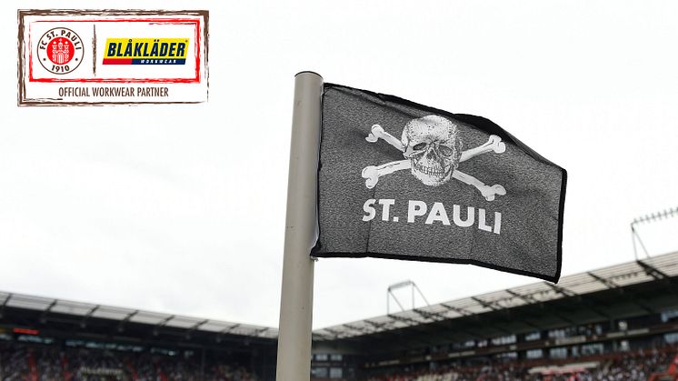 BLÅKLÄDER – NY SPONSOR TILL DEN LEGENDARISKA FOTBOLLSKLUBBEN ST. PAULI!