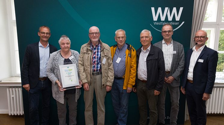 Zweiter Platz beim Klima.Sieger-Wettbewerb: SC Porta Westfalica Nammen wird für zukunftsfähiges Gebäudekonzept ausgezeichnet