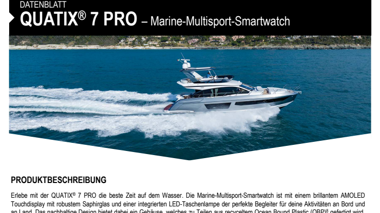 Datenblatt CH Garmin Quatix 7 Pro