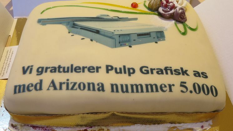 Arizona nummer 5000 levert til Pulp Grafisk as!