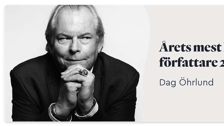 Årets mest lyssnade författare 2018 - Dag Öhrlund