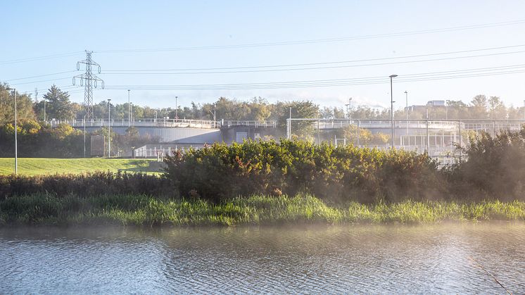 På Källby avloppsreningsverk renas idag avloppsvatten från över hundratusen människor.