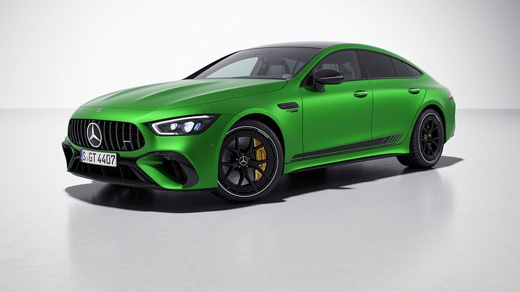 Nu är det säljstart för för laddhybriden Mercedes-AMG GT 63 S E PERFORMANCE med hela 843 hästkrafter.