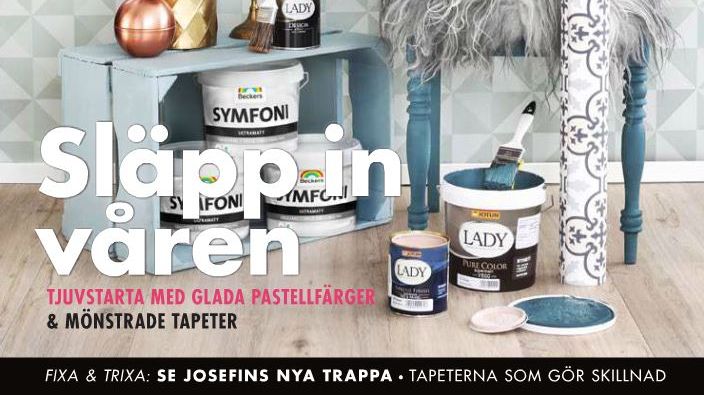 Vårens bästa inredningstips hittar du i Happy Magazine