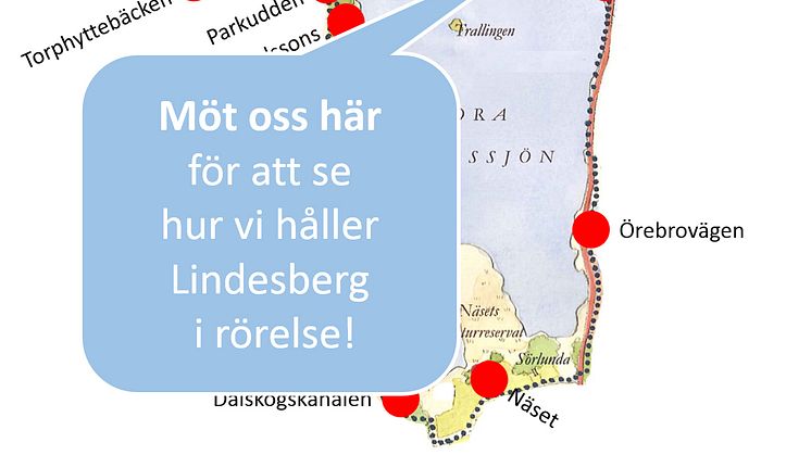 Nio dagar kvar till "Vi håller Lindesberg i rörelse" 6 maj