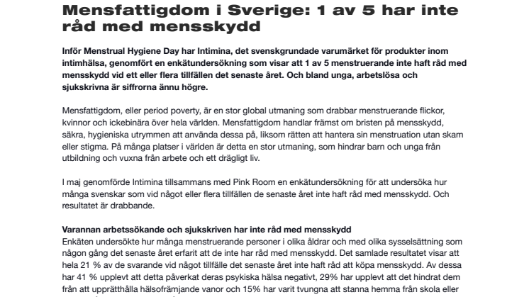 PRM - Mensfattigdom i Sverige - 1 av 5 har inte råd med mensskydd.pdf