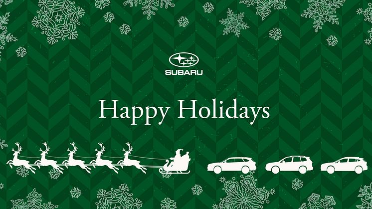 God Jul & Gott Nytt År önskar Subaru Nordic